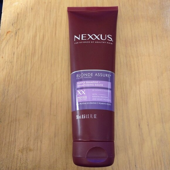 Nexxus Blonde Assure Purple Shampoo 8.5 Fl Oz W/Keratin Protein For Blonde-NEW - Picture 1 of 2